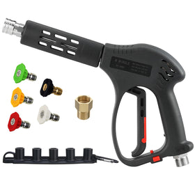 mmingle short gun assembly shows compact design for easy handling and precise cleaning.