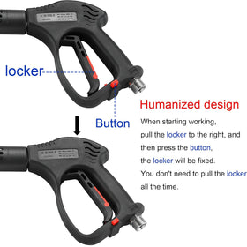 mmingle trigger-lock feature helps prevent accidental spray during work.