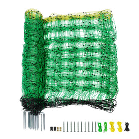 M MINGYA electric fence net unrolled for quick setup and protection.