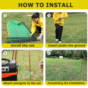 Hand holding rolled M MINGYA fence showing portability.