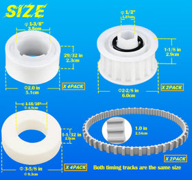 MNPARTS Nautilus CC Plus climbing ring 6101611-R4 for stable traction during pool cleaning