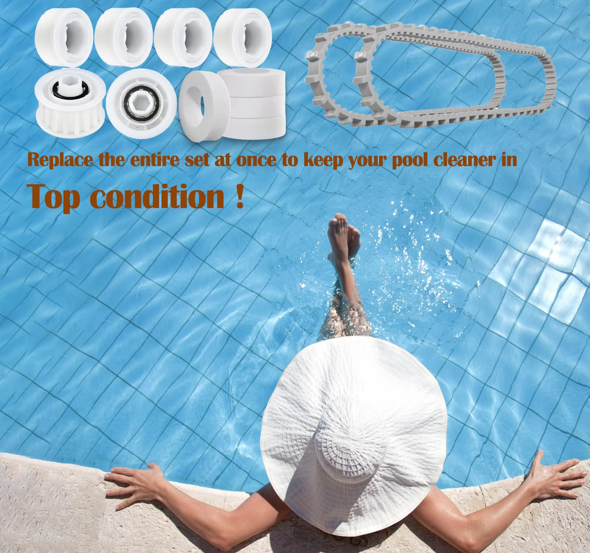 MNPARTS Nautilus CC Plus compatible parts for Maytronics Dolphin models to restore performance