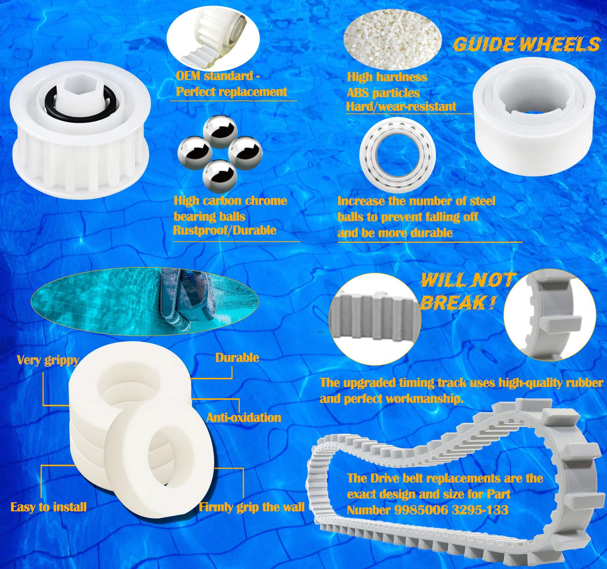 MNPARTS Nautilus CC Plus pulley gears 3883645 for efficient operation and reduced strain