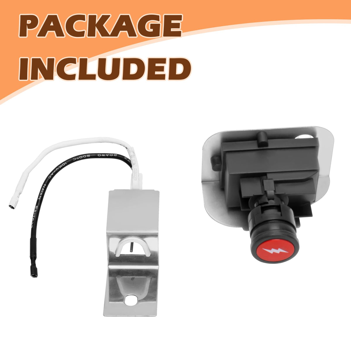 MOASKER 64868 electronic 2-outlet ignition for Weber Q1200/2200 ensures reliable starts