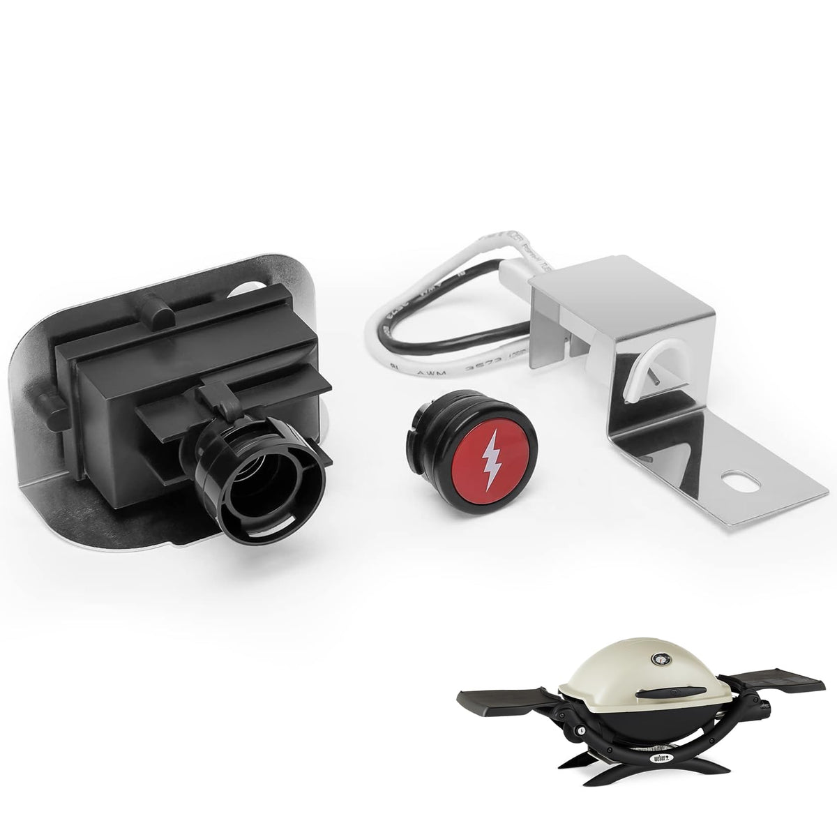 MOASKER 64868 igniter module push-button for Weber Q1200/2200 enables quick ignition