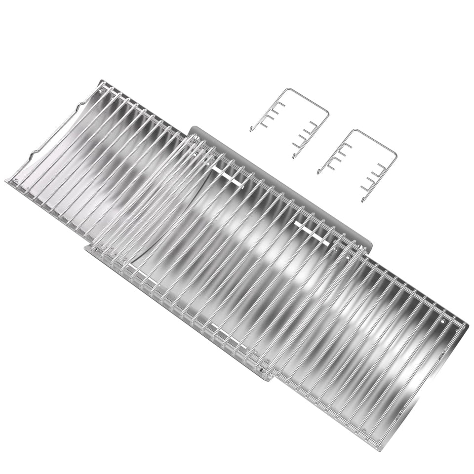 MOASKER ash pan 23-34 inch adjustable fits multiple grills for easy ash collection.
