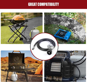 Brass adapter connection resists corrosion for durable, leak-free performance.