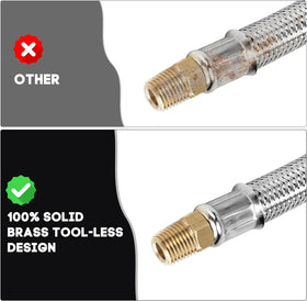 MOASKER CSA-certified hose resists weather and outdoor camping wear.