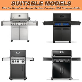 MOASKER heat and burner set delivers even heat across grates.