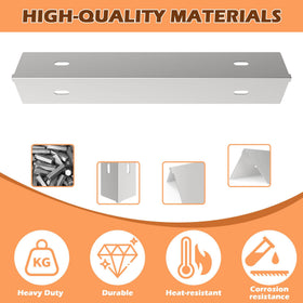 MOASKER flavorizer bar for Napoleon PRO 500 RSIB promotes even cooking across grates