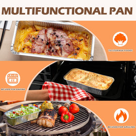 Recyclable MOASKER liner emphasizes eco-friendly cleanup after grilling.