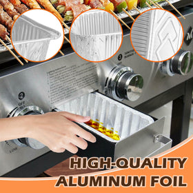 Boxed MOASKER 20-pack liner for quick, mess-free cooking sessions.