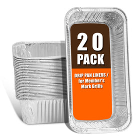 MOASKER grease tray liner packaging shows a 20-pack for simple mess containment.