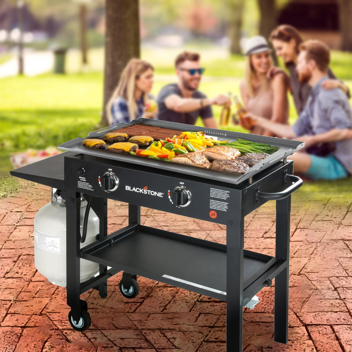 MOASKER griddle top supports eggs, pancakes, and breakfast favorites