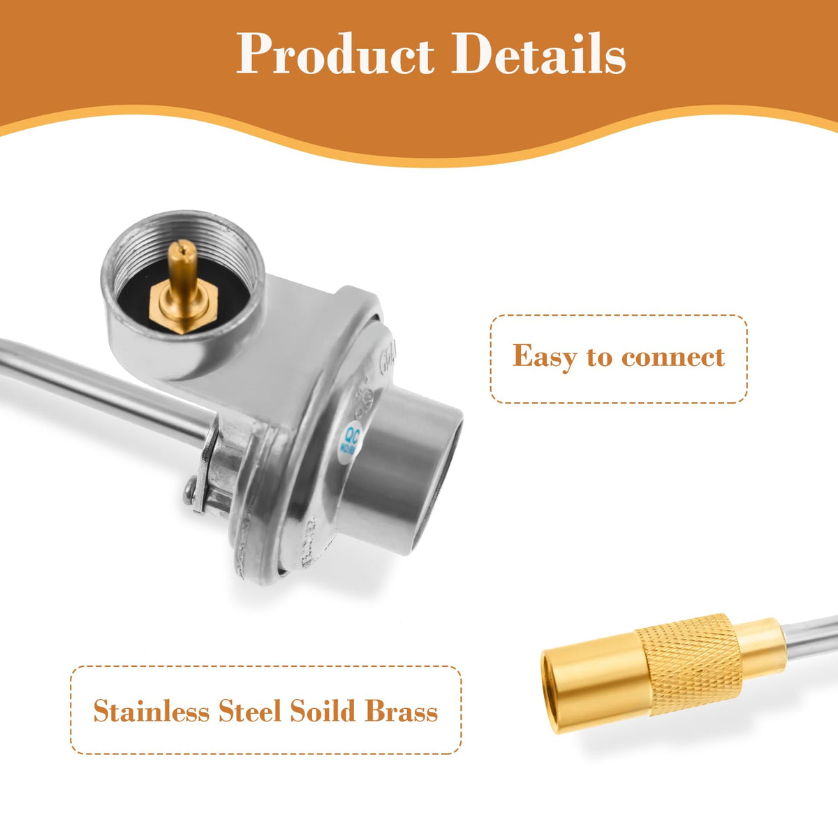 MOASKER regulator features easy, tool-free installation for simple use.