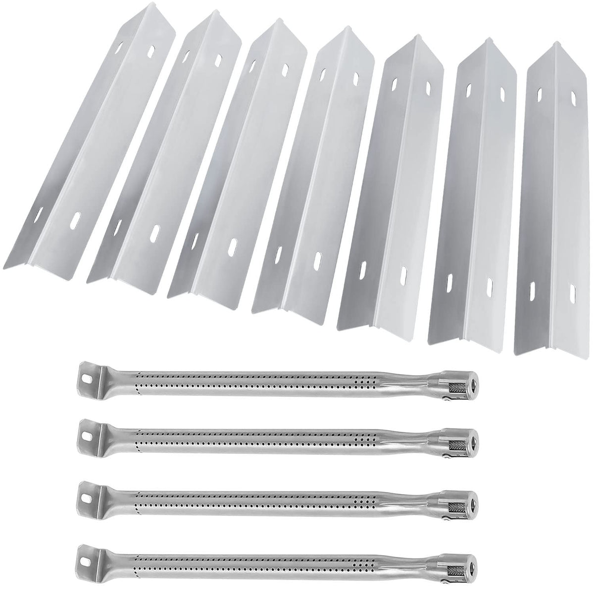 MOASKER heat plates in stainless steel promote even cooking on Napoleon Rogue grills.