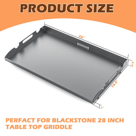 MOASKER rear grease system top, back view, improved mess management
