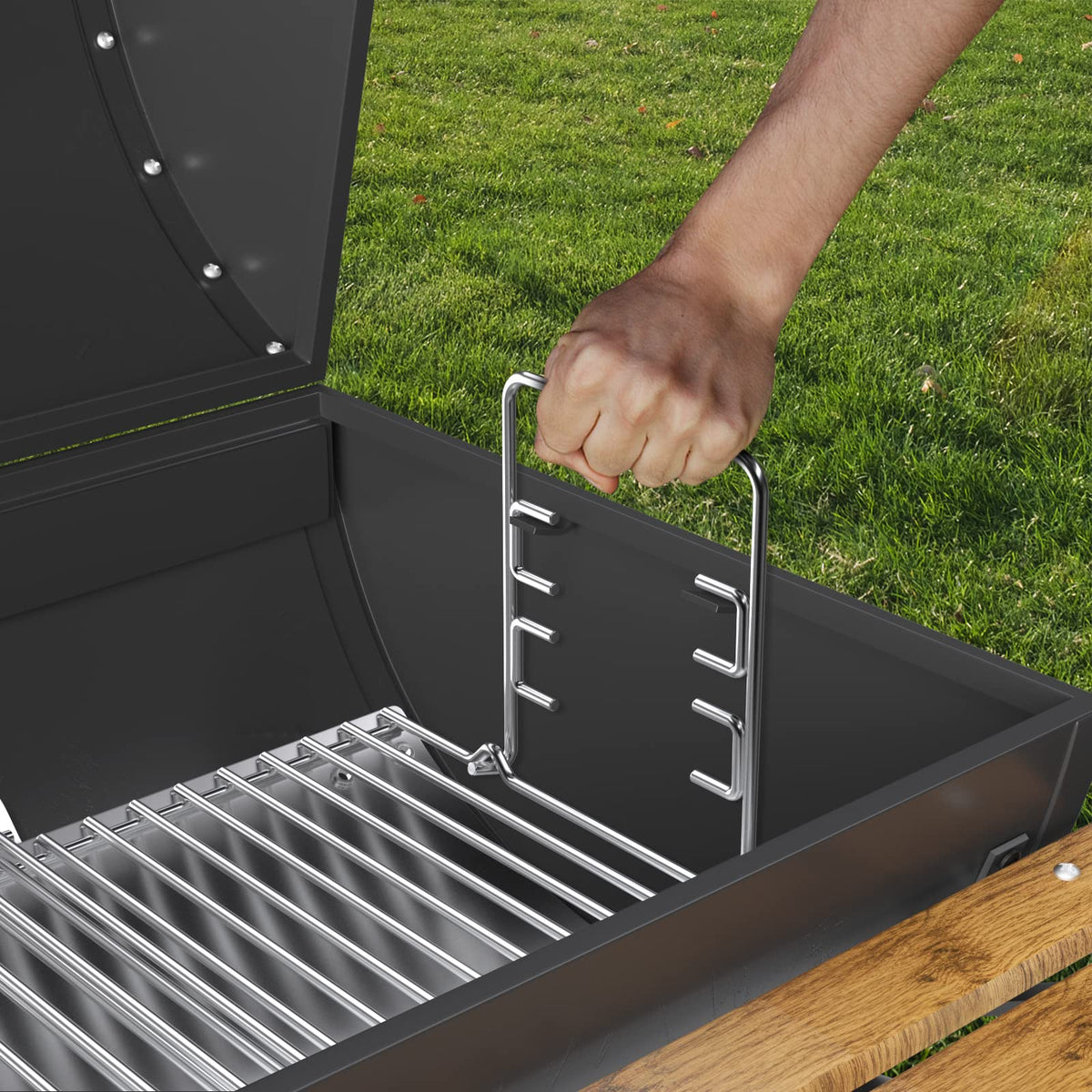 MOASKER rustproof stainless steel construction resists wear during frequent use.