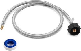 MOASKER rv propane hose 3ft npt end ensures a secure leak-free RV cooking connection.