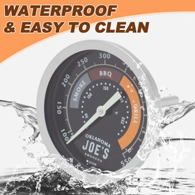 MOASKER sealed glass fog-resistant dial for clear readings.