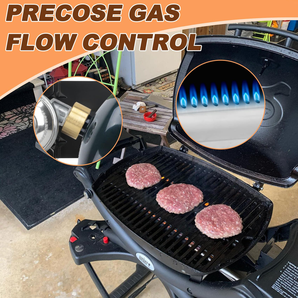 MOASKER fitment with Weber 51080001 ensures dependable replacement parts