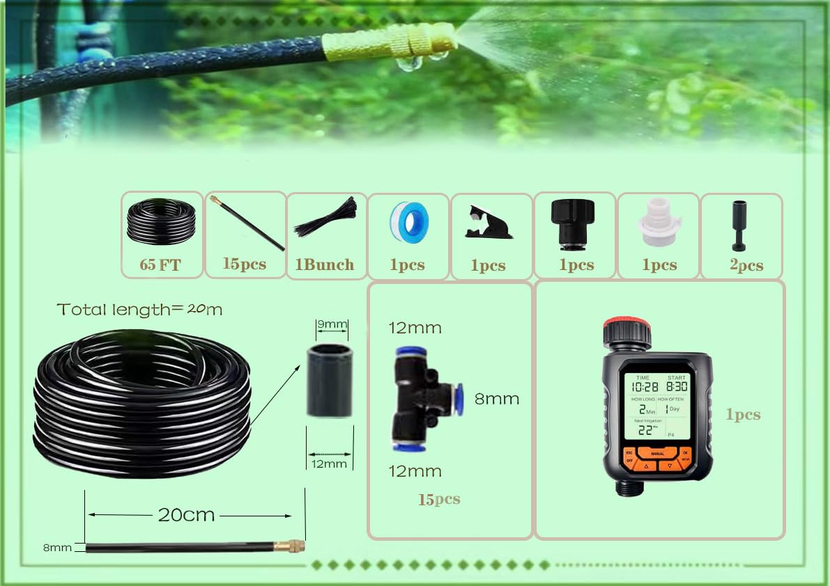 MOCOBER irrigation timer for automated watering schedules