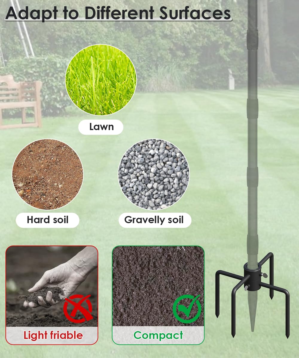 Mocomax pole stabilizer coated for rust resistance and durability.