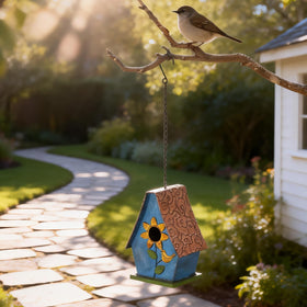 Compact size fits birds without inviting unwanted guests.