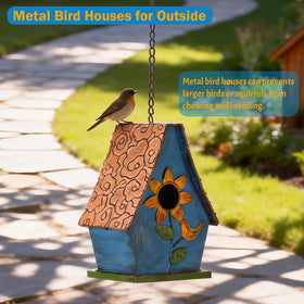 Built-in back hook supports wall or fence mounting options.