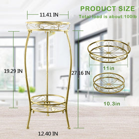 MOCORY rustproof iron stand features a sturdy base for heavier pots