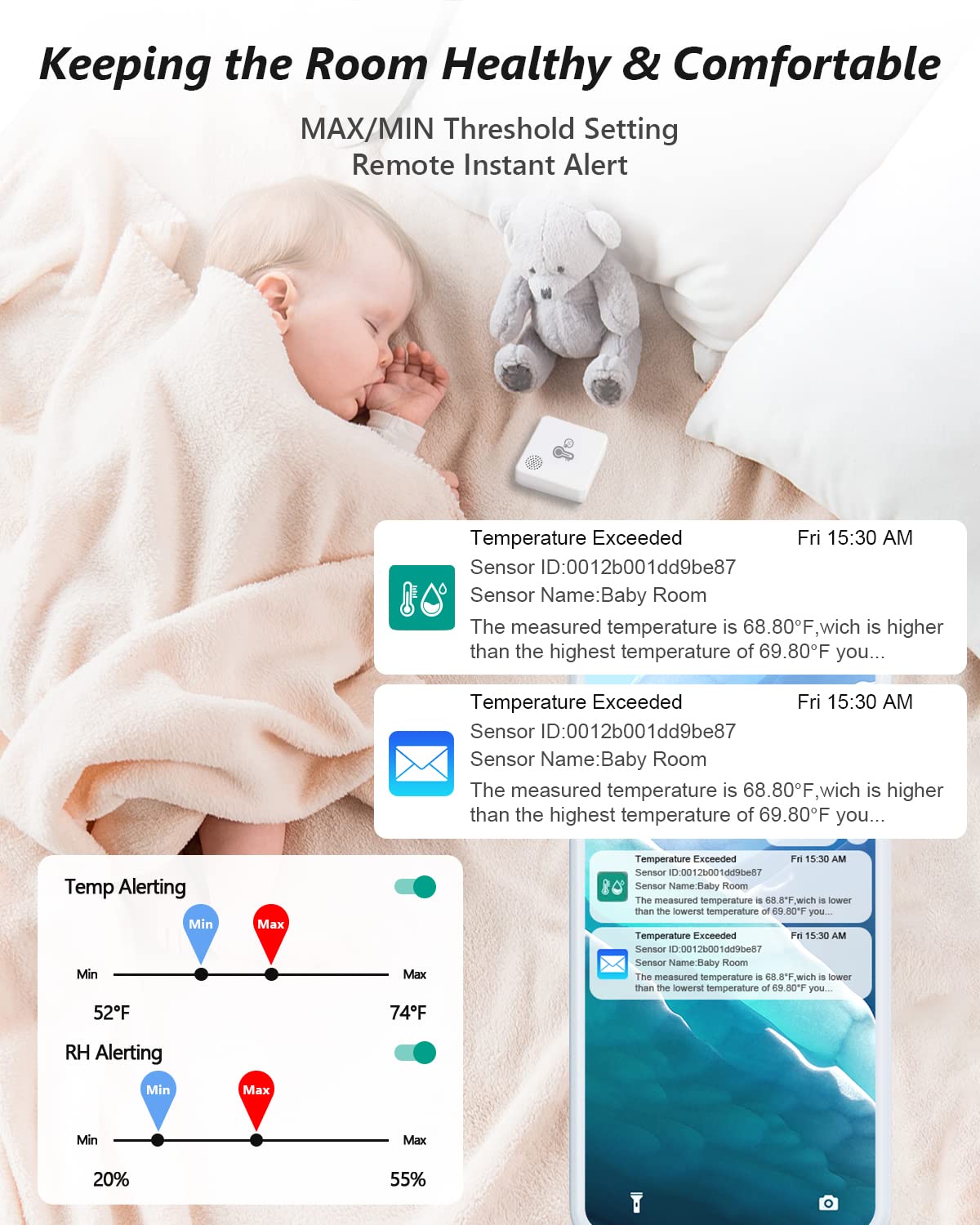 MOCREO ST6 email alert feature demonstration