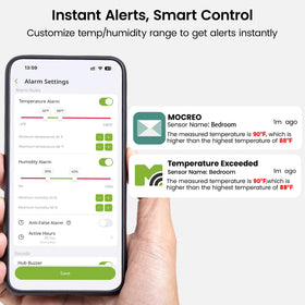 MOCREO three-sensor system enables broad monitoring across spaces.