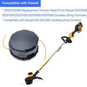 MOCW DWO1DT995 trimmer head installed on a Dewalt DCST920 demonstrates seamless compatibility