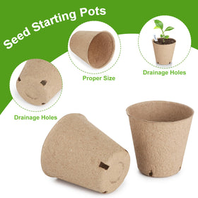 Close-up of drainage holes in ModaSin peat pot supporting healthy root airflow.