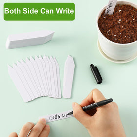 ModaSin waterproof PVC plant labels resist rain and sun for durable labeling.