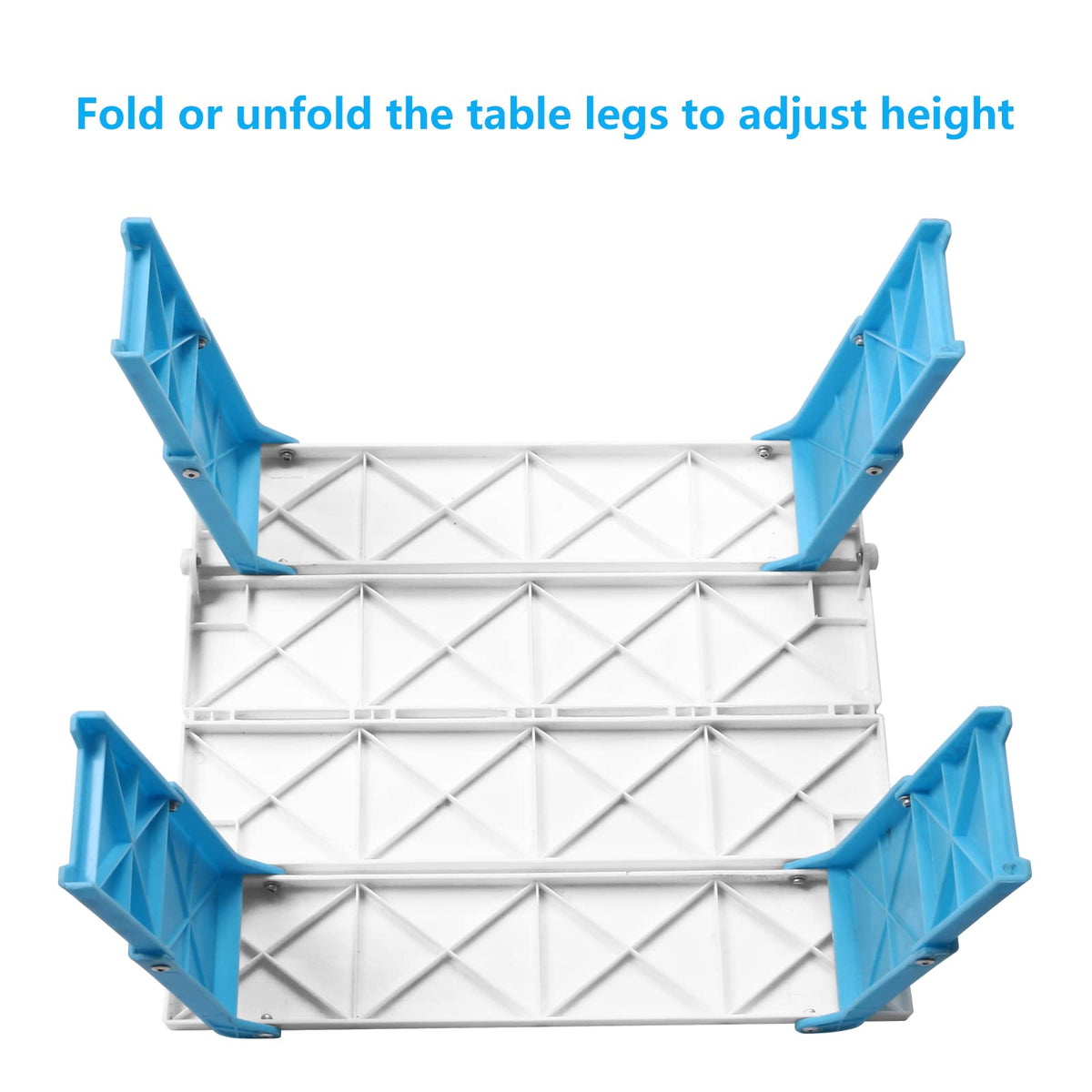 Modern-Depo beach table setup at campsite highlights portable convenience