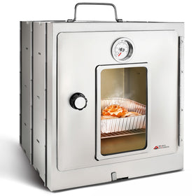 Modern Innovations portable camping oven folded-compact for easy travel storage