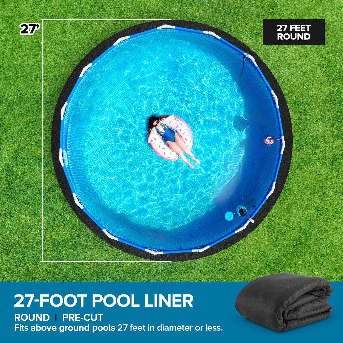 Modern Innovations pre-cut pool pad enables easy installation and precise fit