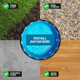 Modern Innovations pad fits round, oval, rectangular and square pools for versatility