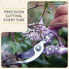 Modern Sprout high carbon steel blades stay sharp and resistant to rust