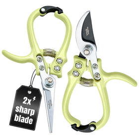 Modern Sprout pruner and shears in blister pack for easy garden maintenance
