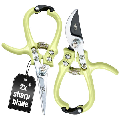 Modern Sprout pruner and shears in blister pack for easy garden maintenance