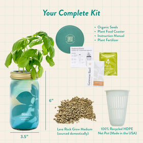 Removable sleeve on the mason jar provides durable, easy cleaning