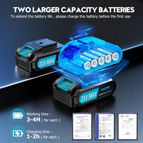 MODOFO bundle includes two batteries and accessories in a portable box