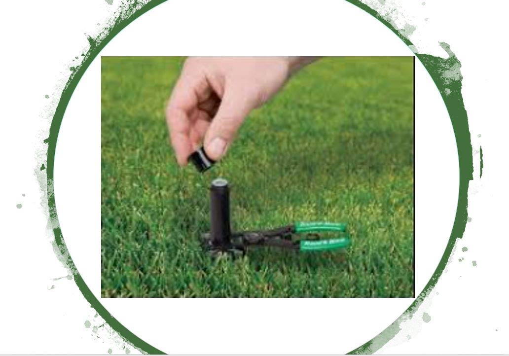 Modtek nozzle works with Rain Bird, Hunter and Orbit pop-up sprinklers