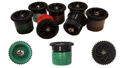 Modtek Rain Bird nozzle with adjustable pattern for precise lawn watering