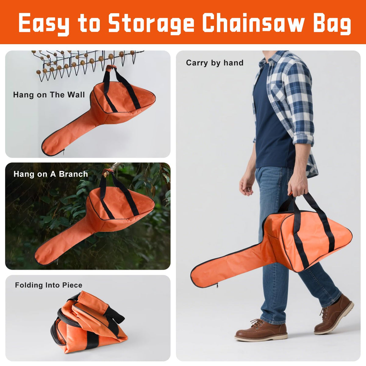MOEBULB carrying case for Stihl and Husqvarna chainsaws securely travels to sites