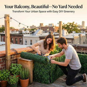 Moeput boxwood roll UV resistant keeps color outdoors