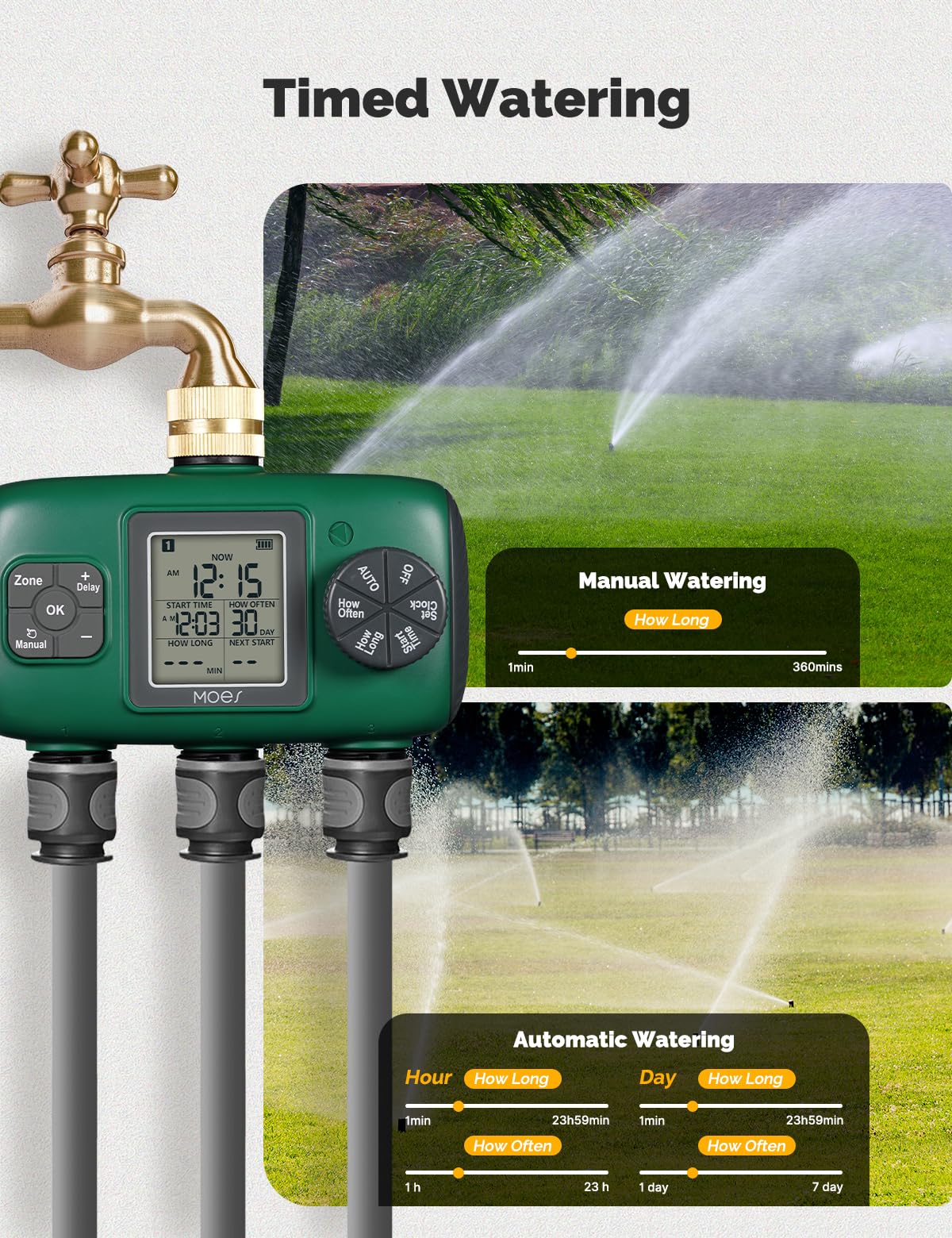 MOES smart rain delay keeps watering aligned with weather to save water