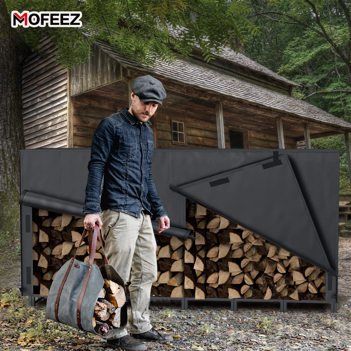 MOFEEZ side view emphasizing wind-stable, sturdy cover